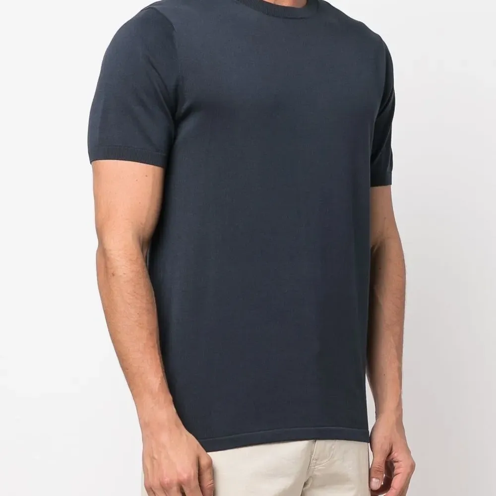 Толстовка с круглым вырезом в рубчик