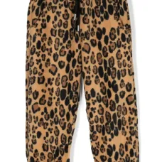 Спортивные брюки с леопардовым принтом