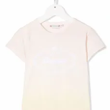 Футболка с эффектом градиента и логотипом