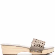 Клоги с плетением