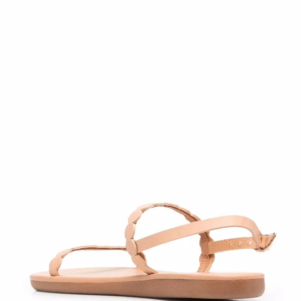 Сандалии с ремешком на пятке