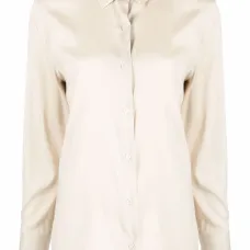 Шелковая рубашка с длинными рукавами Шелковая рубашка с длинными рукавами