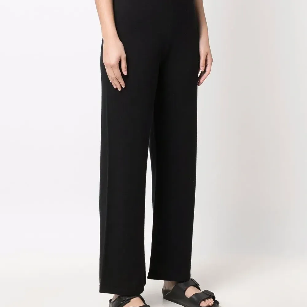 Кашемировые брюки в рубчик