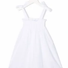 Расклешенное платье без рукавов