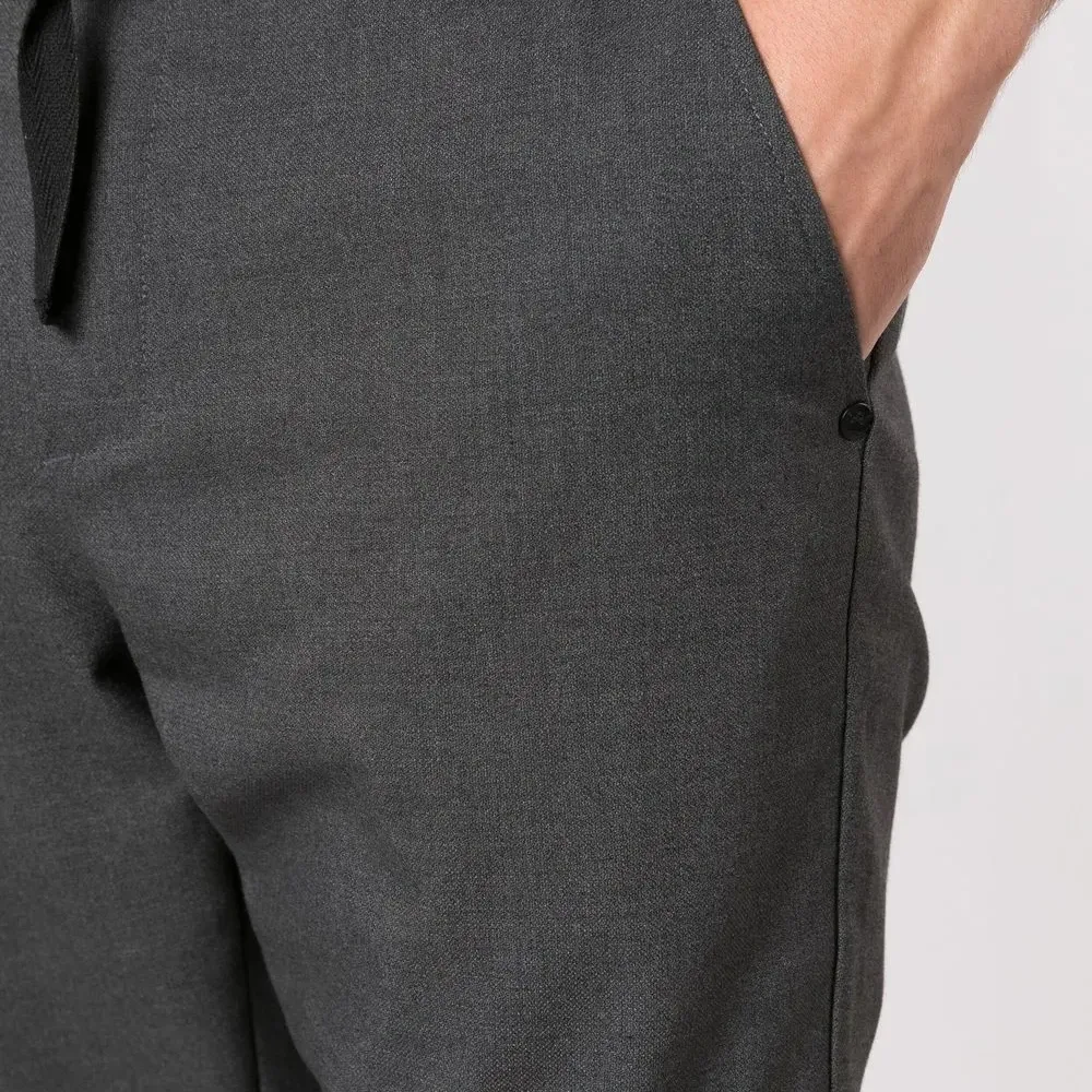 Зауженные брюки с кулиской