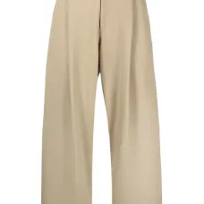 Широкие брюки с завышенной талией