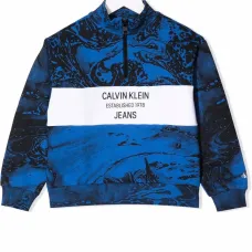 Толстовка с воротником на молнии и логотипом