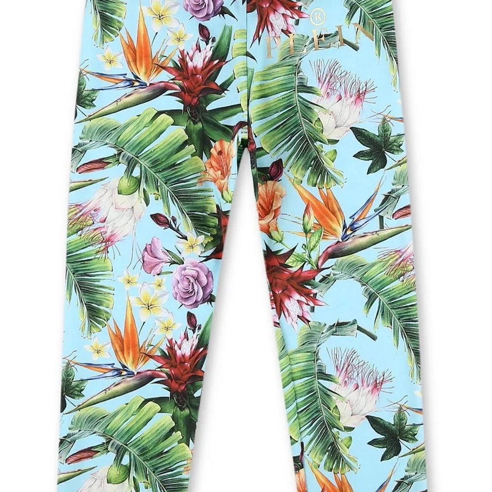 Легинсы с цветочным принтом