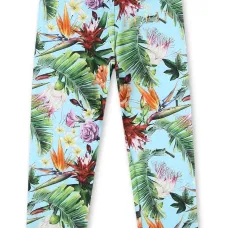 Легинсы с цветочным принтом