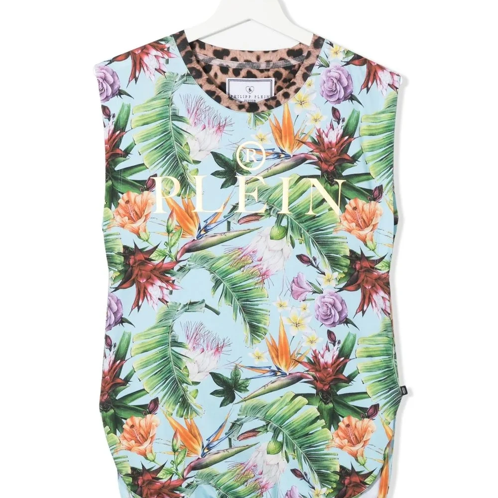 Платье с цветочным принтом