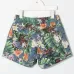 Шорты с заклепками и цветочным принтом