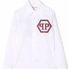 Рубашка с длинными рукавами и вышивкой