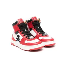 Высокие кроссовки с вышивкой Skull