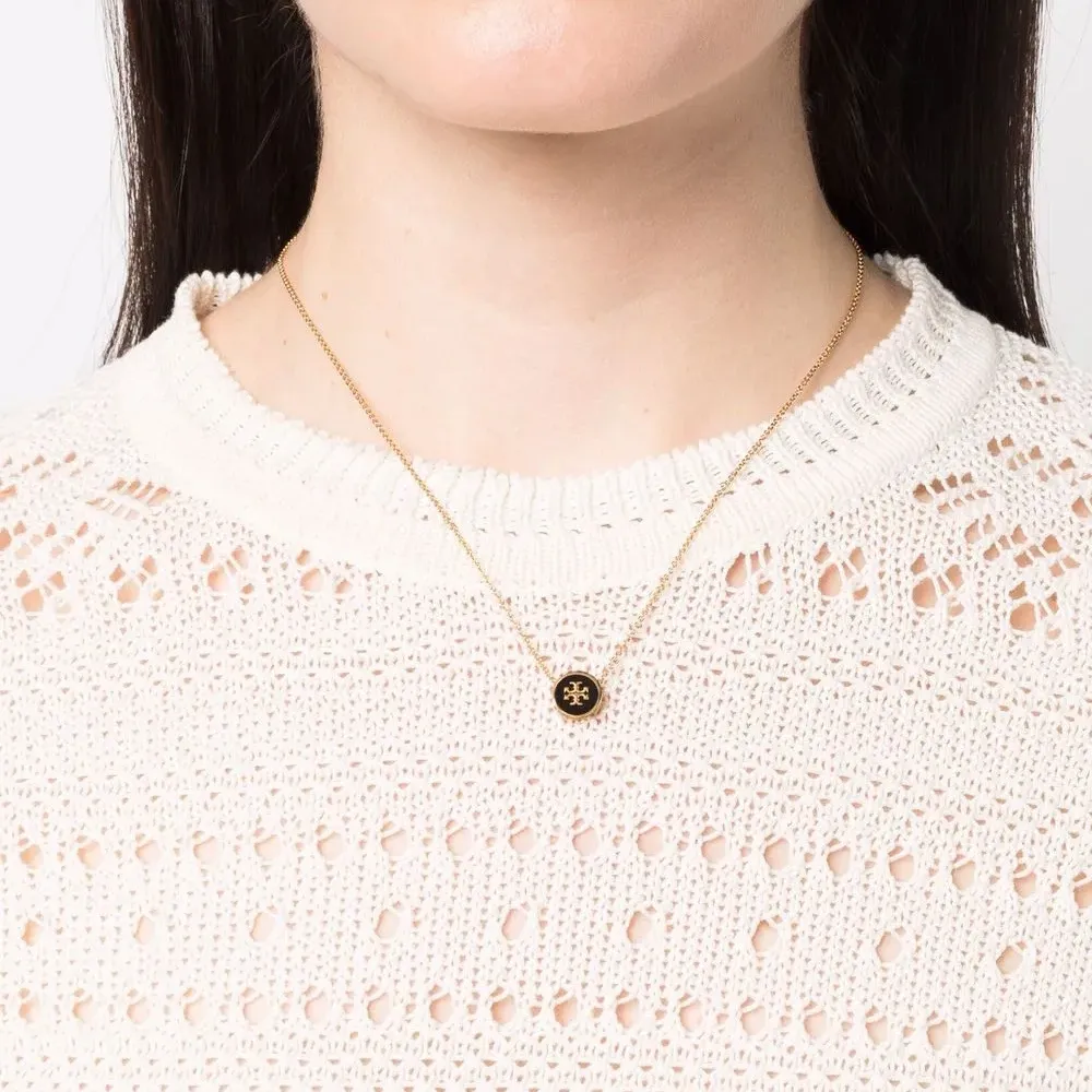 Колье Kira с эмалированной подвеской