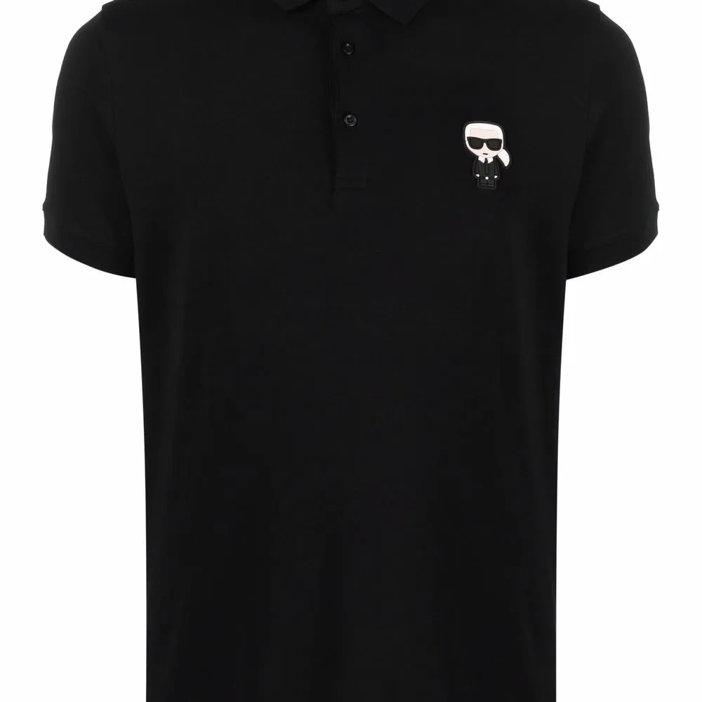 Рубашка поло с нашивкой-логотипом