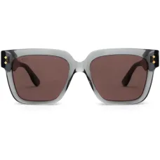 Солнцезащитные очки в квадратной оправе с логотипом Солнцезащитные очки в квадратной оправе с логотипом