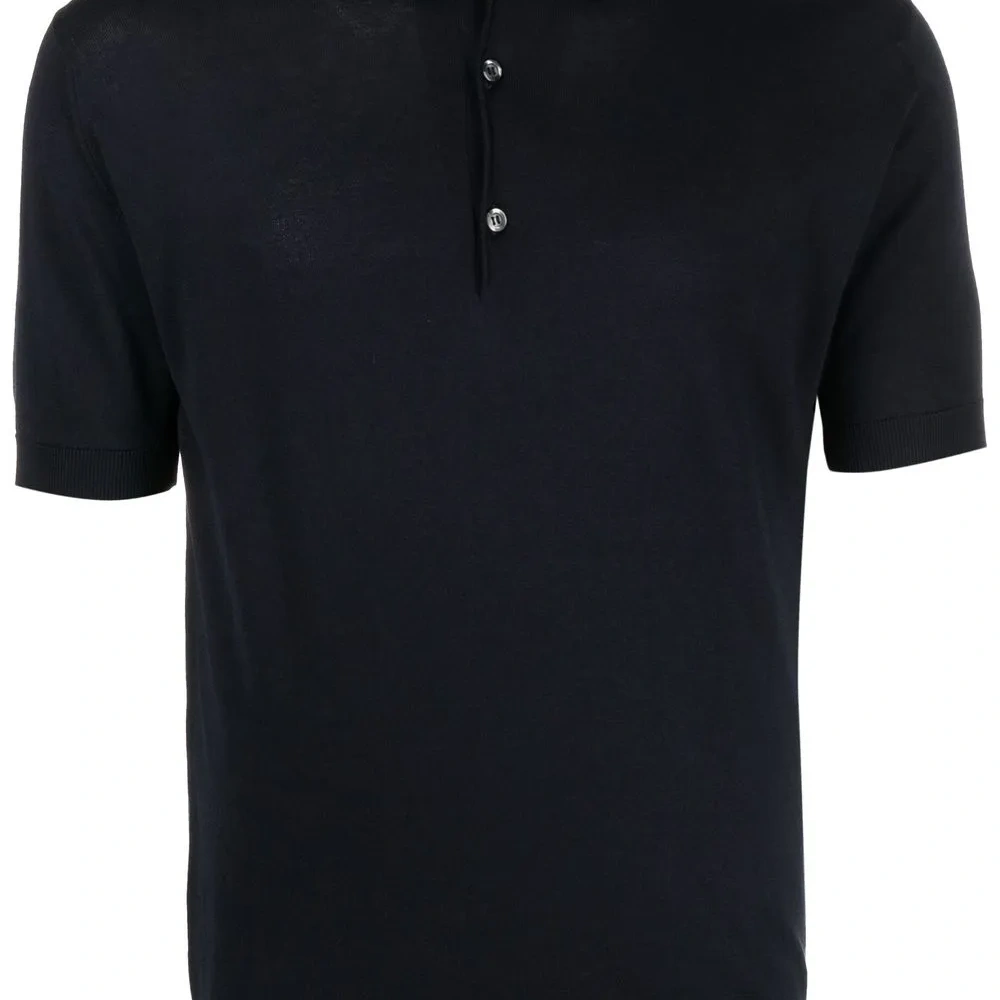 Рубашка поло тонкой вязки