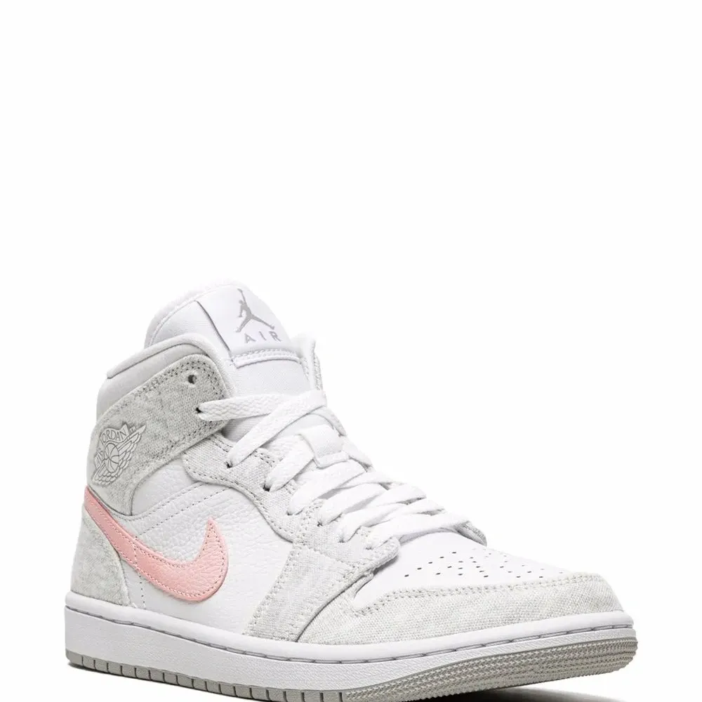 Кроссовки Air Jordan 1 Mid SE Heather Grey/Pink