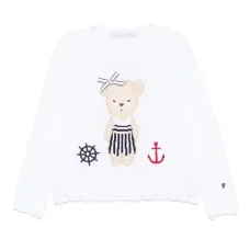 Свитер вязки интарсия