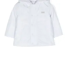 Куртка с капюшоном и нашивкой-логотипом