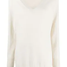 Кашемировый джемпер с V-образным вырезом