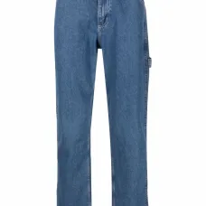 Джинсы с нашивкой-логотипом