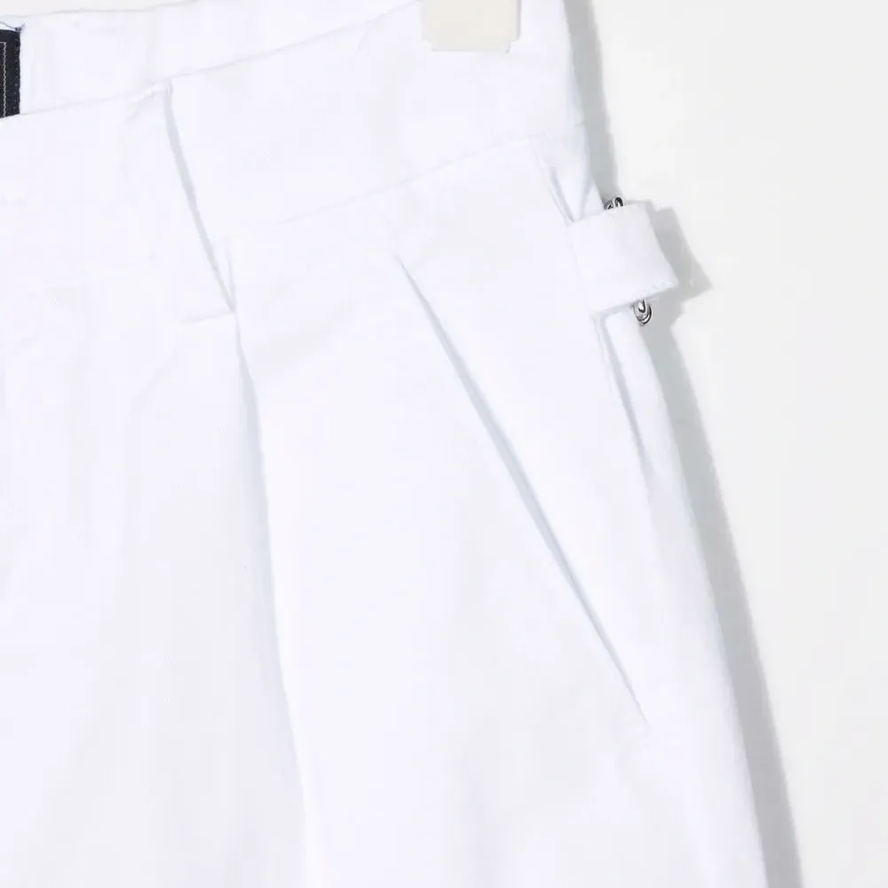 Брюки с вышитым логотипом