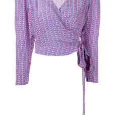 Шелковая блузка Odalys с запахом