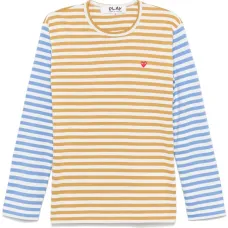 Полосатая футболка с длинными рукавами