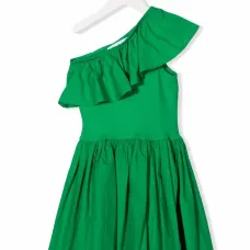 Платье из органического хлопка с оборками