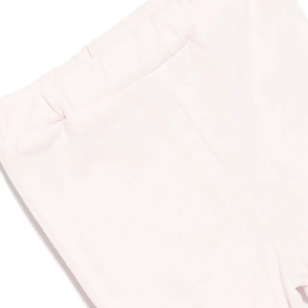 Комплект из топа и брюк с аппликацией