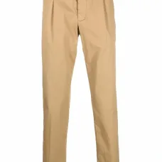 Прямые брюки со складками