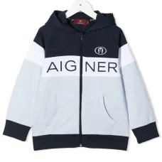 Худи на молнии с логотипом