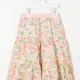 Юбка А-силуэта с цветочным принтом