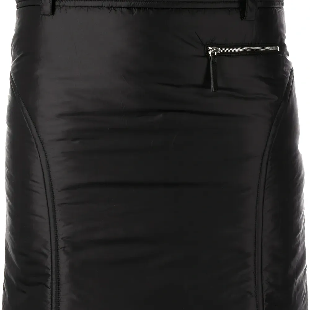 Дутая юбка мини