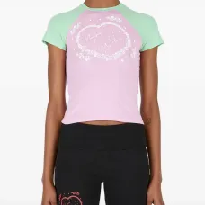 Топ с рукавами реглан и принтом Топ с рукавами реглан и принтом