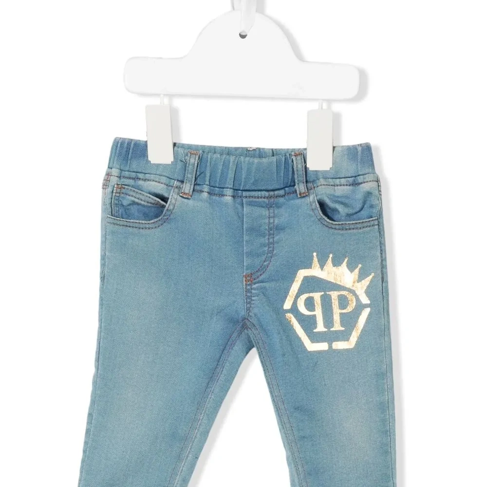 Узкие джинсы с логотипом