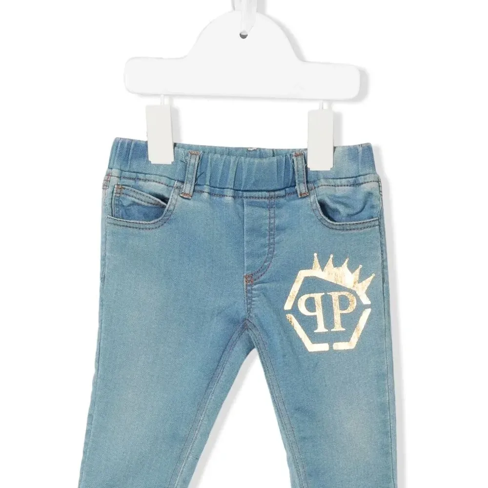 Узкие джинсы с логотипом