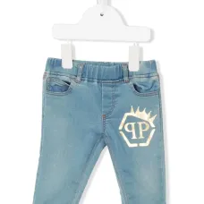 Узкие джинсы с логотипом Узкие джинсы с логотипом