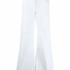 Широкие джинсы с завышенной талией