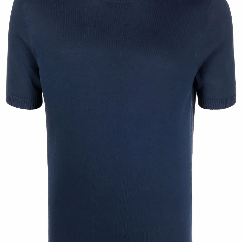 Трикотажный топ с короткими рукавами