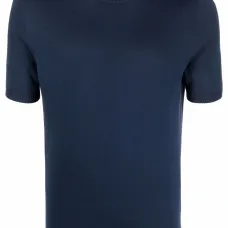 Трикотажный топ с короткими рукавами