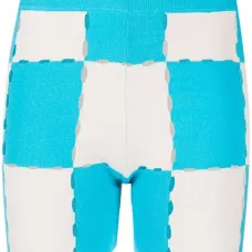 Клетчатые шорты в технике пэчворк