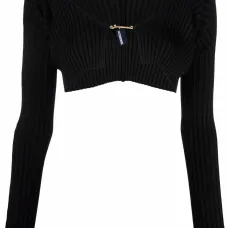 Кардиган в рубчик