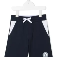 Шорты с нашивкой-логотипом