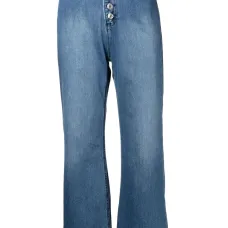 Укороченные джинсы Selma с завышенной талией