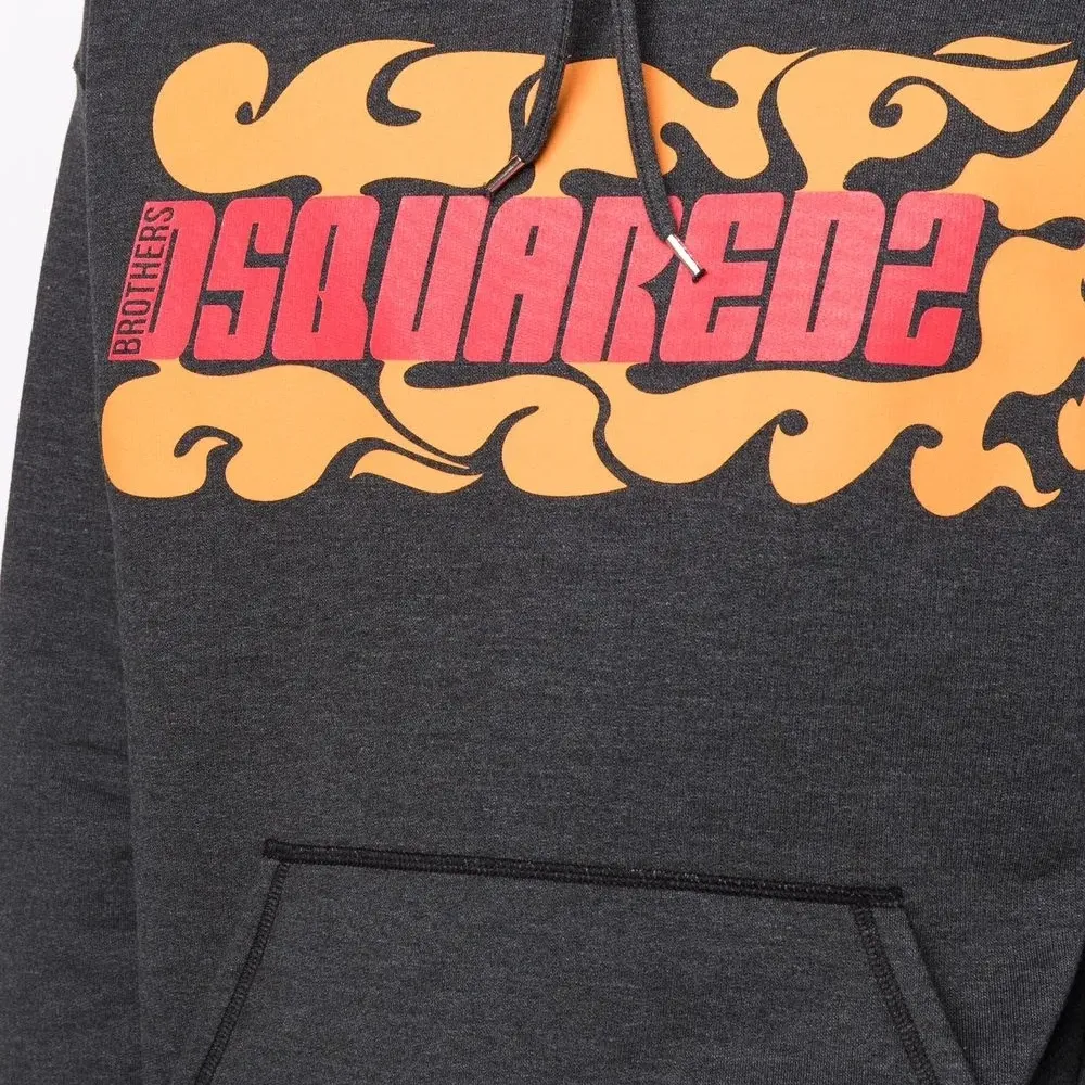 Худи свободного кроя с логотипом