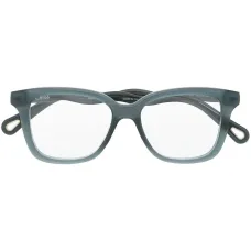 очки в оправе 'кошачий глаз' с логотипом