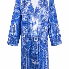 Халат с принтом пейсли
