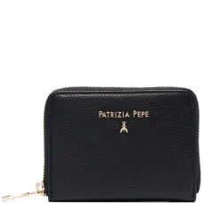 Кошелек из зернистой кожи с логотипом